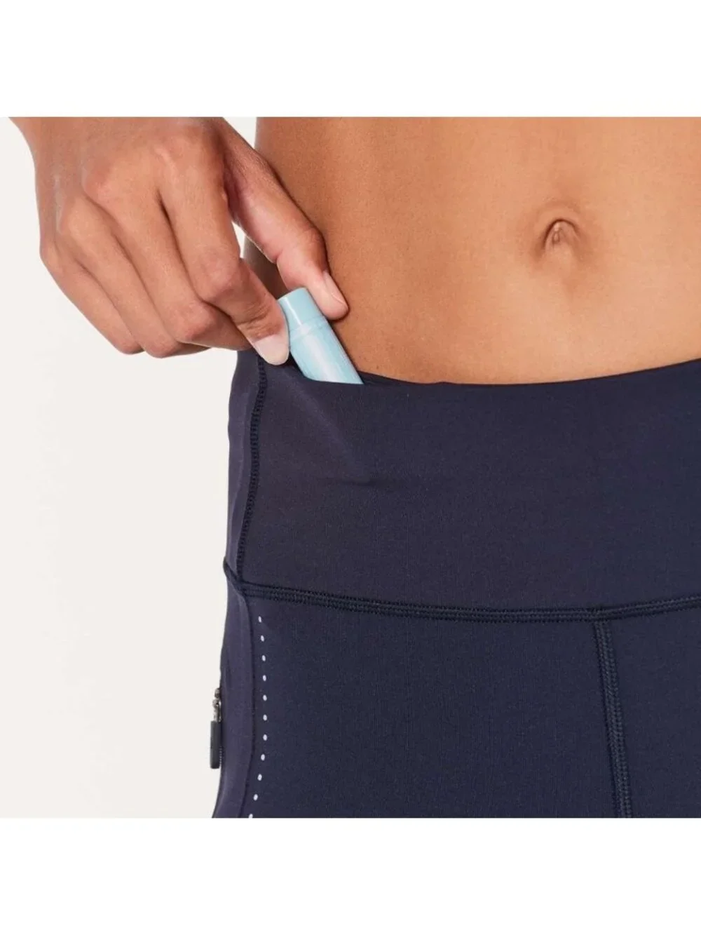 Lululemon Extra Mile Crop (Reflective 23